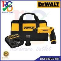 ราคา DEWALT ไขควงไฟฟ้าไร้สายระบบไจโร 7 2V 8V Max พร้อมแบตเตอรี่ 2 ก้อน รุ่น DCF680G2 KR (20576080915)