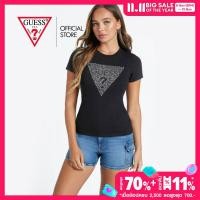 ราคา GUESS เสื้อยืดผู้หญิง Q4VI02K9TJ1 สีดำ (22822959347)