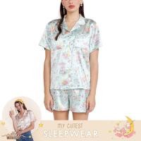 ราคา Wacoal Sleepwear Circat Collection ชุดนอนกันโป๊ รูปแบบเสื้อแขนสั้น กางเกงขาสั้น พิมพ์ลาย Millie Friends รุ่น WN7D40 ฟ้าอมเขียว TU (22722683648)