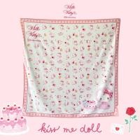 ราคา Kiss Me Doll ผ้าพันคอ ผ้าคลุมไหล่ ลาย Cake ครบรอบ 50 ปี Hello Kitty 100x100 cm (22495468162)