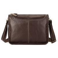 ราคา กระเป๋ารองเท้าผู้ชายหนังแท้ชายกระเป๋าสะพายไหล่หนังวัวคุณภาพสูงกระเป๋าทรงอานม้าแนวทแยงกระเป๋าถือใส่แท็บเล็ตได้ Minyuan (19666824450)