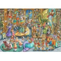 ราคา Ravensburger ความยากสูง 1000 ชิ้นปริศนาของเล่น Night At The Library การศึกษาสมอง Teaser สําหรับวัยรุ่นและผู้ใหญ่ (7530291889)