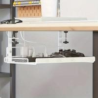 ราคา Under Desk Cable Management Tray Workstation Storage Metal Cable Tray BasketStanding Desk for Office and Home (22027264472)