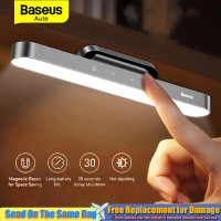 ราคา 620Baseus Night Light Hanging Magnetic LED Table Lamp Stepless Dimming Desk Lamp Rechargeable Cabinet Light for Bedroom Kitchen (22091582218)