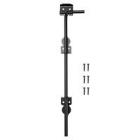 ราคา Heavy Duty Gate Latche Portable Cane Bolt Door Latch Lock Door Stop Hardware for Single Open Door Gate Wooden Fence (22438138966)