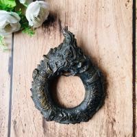 ราคา บ่วงนาคบาศ บ่วงพญานาคผ่านพิธีกรรมปลุกเสกเรียบร้อยค่ะ มีกินมีใช้ไม่หมดสิ้น เนื้อทองเหลืองรมดำ (5587254798)