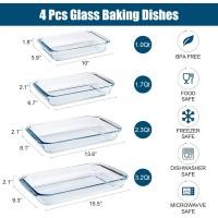 ราคา ถาดแก้ว ถาดจานอบ ถาดอบอาหาร แก้ว ผลิตจากแก้วเนื้อหนา สามารถเข้าไมโครเวฟได้ เข้าเตาอบได (22949185949)