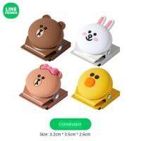 ราคา ความสดใหม่ของอาหาร Line Friends ของแท้ 100 คลิปปิดผนึก กันความชื้น แคลมป์ซีลขนมคลิป BROWN CONY SALLY LFB109 (22310980936)