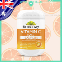 ราคา NATURES WAY VIT C 500mg Sugarless Supports Healthy Immune 300 Chewable Tablets (22974763880)