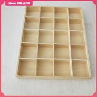 ราคา ISILAND เคสกล่องเก็บอาหารแห้งไม้20ช่องแบบหลายกริดสำหรับเครื่องประดับโต๊ะกล่องใส่อุปกรณ์ช่องเก็บของย้อนยุคสำหรับใส่ยา (22756990574)