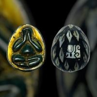 ราคา พระปิดตาเนื้อหยกเขียวอินเดีย หลังมุก (16212961800)