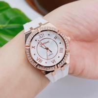 ราคา นาฬิกาข้อมือผู้หญิง GOGOEY สายยาง หน้าปัดกลมดีไซน์ขอบเพชร เรียบหรู ราคาพิเศษ (22746096657)