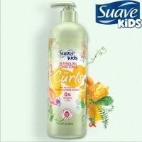 ราคา พร้อมส่ง แชมพู ครีมนวด ผมเด็ก สำหรับผมหยิกฟู Suave Kids For Curls Detangling Conditioner Shampoo 488 mL ราคา 490 บาท (20630114011)