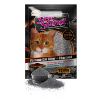 ราคา ทรายแมว ภุเขาไฟ pet8 See sand ซีแซนด์ ทรายแมวอนามัย ขนาด 10 ลิตร 3 ถุง ไร้ฝุ่น จับตัวเป็นก้อน พร้อมส่ง (17363119217)