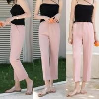 ราคา กางเกงผ้าฮานาโกะ ขากระบอกเล็ก ซิปหน้า ไม่มีลาย ไซส์S 3XL มีกระเป๋าสองข้าง กางเกงใส่ทำงานผู้หญิง กางเกงขายาว ตะขอหน้า มีกระเป๋า2 ข้าง ผ้าฮานาโกะ (22352200244)