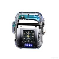 ราคา Dual Arc Plasma ไฟแช็กกันน้ำชาร์จ USB ไฟฉายไฟแช็กสำหรับ Camping Hiking Survival ยุทธวิธีแบบพกพา Camping Lighter ชาร์จ USB ไฟฉายไฟแช็กเหมาะสำหรับสูบบุหรี่คนรักเพื่อน JS 004 TH (22942580589)