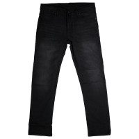 ราคา กางเกงยีนส์ ยืด ผู้ชาย ทรงกระบอกเล็ก สีดำ MEDIA JEANS JS26 6 (1230510670)