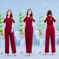 ราคา Patcha17 เสื้อผ้าแฟชั่น เสื้อผ้าผู้หญิง เดรสออกงาน ชุดจั้มยาว สี แดง นู้ด เทา ชมพู พร้อมส่ง (12366284911)