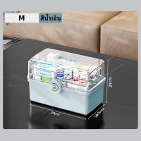 ราคา TUSSAH กล่องยาสามัญประจำบ้าน กล่องปฐมพยาบาล กล่องยา กล่องยาพกพา กล่องปฐมพยาบาล ขนาดใหญ่ Emergency Medicine Storage Kit (22864654526)
