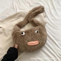 ราคา ใหม่ไส้กรอกปากกระเป๋าขนตลกน่ารักกระเป๋าสะพายข้างขนยาวกระเป๋าสะพายแฟชั่นสาวกระเป๋าขนปุย (22879112960)