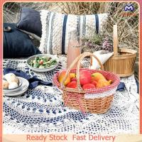 ราคา Mlinstudio ตะกร้าปิคนิค ตะกร้ากลางแจ้งในสวน ตะกร้าปิคนิคไม้ ตะกร้าผลไม้ปิคนิคอเนกประสงค์ ปิกนิกหวาย ตะกร้าดอกไม้ทอมือหลายใบพร้อมหูหิ้ว (22966983569)