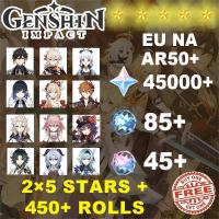 ราคา BUY ONE TAKE ONE Genshin Impact id BUY ONE TAKE ONE Limited 5 2 standard 5 45000Primogems 45Intertwined Fate 85Acquaint Fate 450roll AR50 Battlefield Heroes Theme Series Blind Box KLEE VENTI GANYU KE 