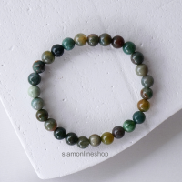 ราคา MOSS AGATE หินมอสอาเกต หินแท้ เลือกขนาดเม็ดหินได้ by siamonlineshop (22631751834)