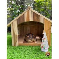 ราคา บ้านเต่า บ้านเต่าซูคาต้า เต่าบก บ้านขนาดใหญ่ ไม้สักแท้ (22711047751)