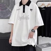 ราคา พร้อมส่ง เสื้อยืดโปโล Polo คอปก ทรงหลวม ผู้ชาย ใส่สบาย (22882585043)