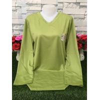 ราคา เสื้อยืด แขนยาว เสื้อแขนยาว เสื้อยืดผู้หญิง เสื้อคลุม เสื้อแขนยาว oversize เสื้อแขนยาวสีพื้น เสื้อผ้าคนอ้วน รุ่น2551 (12828068691)