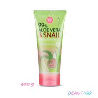 ราคา เจลบำรุงผิว Cathy Doll 99 Aloe Vera Snail Serum Soothing Gel 300g (4039880695)