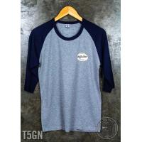 ราคา เสื้อแขนสามส่วน เสื้อแขนสามส่วนผู้ชาย เสื้อแขนสามส่วนวินเทจ เสื้อไหล่สโลป แขน 3 ส่วน เสื้อยืด เสื้อยืดวินเทจ Vintage รหัสสินค้า T 5 Man Clothing (22065175490)