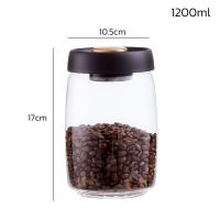 ราคา โถใส่กาแฟสูญญากาศ โหลแก้วสูญญากาศ โถเก็บถั่วกาแฟ กระปุกเมล็ดกาแฟ โถใส่กาแฟ โหลแก้วใส่กาแฟ พร้อมฝาปิดแน่น ป้องกันความชื้นจากภายนอกได้ดี ใช้สำหรับเก็บเมล็ดกาแฟ ถั่ว ธัญพืช Glass Coffee Canister Dee Coff