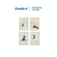 ราคา Double A สมุดมุงหลังคา รักษ์โลก Pure ขนาด A5 หนา 75 แกรม 30 แผ่นต่อเล่ม จำหน่าย 4 เล่ม (22610146466)