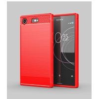 ราคา สำหรับ Sony Xperia XZ1 Compact Case Sony XperiaXZ1Compact เกราะคาร์บอนไฟเบอร์ TPU ซิลิโคนฝาหลังเคสโทรศัพท์ (13380830057)