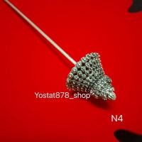 ราคา ปิ่นปักผม ปิ่นระย้า ปิ่นพลอยเทียม ปิ่นตุ้งติ้ง ปิ่นเงิน 4 สี สินค้าพร้อมส่งจากประเทศไทย (13980785419)