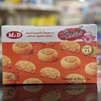 ราคา เอ็ม ดี 1กล่อง12ชิ้น ขนมเปี๊ยะไก่หยอง หมูหยอง (21966985945)