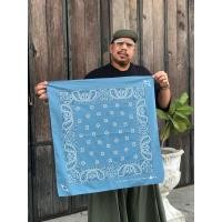 ราคา Bandana ผ้าเช็ดหน้าลูกน้ำ ผ้าผืนใหญ่ 70 cm ใช้โพกหัว ผูกเป็นเกาะอกได้ (20846569469)