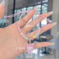 ราคา Sanrio สร้อยคอเชือกถัก Kuromi Cinnamoroll สร้อยข้อมือลูกปัดคริสตัลปรับได้เครื่องประดับอัญมณีการ์ตูนสำหรับเป็นของขวัญเครื่องประดับสำหรับผู้หญิง (22395719437)