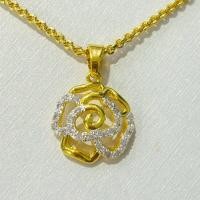 ราคา จี้เพชร จี้ทองไมครอน จี้ชุบทองคำแท้ ฝังเพชรสวิซ หุ้มทองคำแท้100 ไม่ลอก ไม่ดำ ใส่ติดตัวได้ตลอด (21886226521)