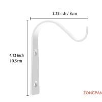 ราคา ZONGPAN ตะขอแขวนผนังรูปตัว J ที่แขวนกระถางต้นไม้โลหะตะขอเหล็กแขวนกลางแจ้งสำหรับติดตะกร้าติดผนังในสวน (22897905162)