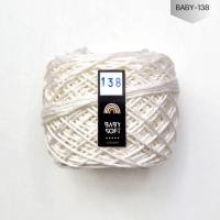 ราคา ไหมพรม 4Ply ไหมพรมเบบี้ซอฟท์ เบบี้ซิลค์ ไหมพรมสำหรับเด็ก 4Ply 100G I ไหมพรมฟ้ามุ่ย Fahmui Yarn (19649135893)