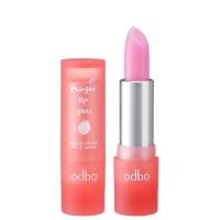 ราคา ลิปมันเปลี่ยนสี ลิปปากสีชมพู บำรุงริมฝีปาก odbo MAGIC LIP GLOW NATURAL EXTRACT SOFT SMOOTH OD589 (19548176408)
