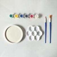 ราคา ชุดระบายสีถาดปูน ถาดปูน เพ้นท์ถาดปูน ระบายสี Diy Painting Artwork Art (21714666243)