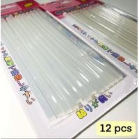 ราคา ปืนยิงกาวร้อน ปืนยิงกาวเเท่ง ปืนกาวทำงานประดิษฐ์ กาวแท่ง 12 pcs ไส้ปืนกาว สำหรับปืนกาว กาวแท่งร้อน กาวแท่งเล็ก แท่งกาวร้อน สีใส สีดำ (10212375514)