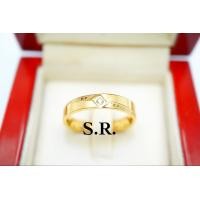 ราคา S R แหวนทอง แหวนเพชร น้ำหนักทอง 2 สลึง เพชรเม็ดละ 0 05 ตัง น้ำ 100 พร้อมใบรับรองสินค้าเคลือบทองคำแท้ 100 (21739938232)