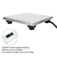 ราคา WGBLuggage Scale 200kg 0 05gStainless Steel Digital Electronic Scale Weighing ScaleHigh precision for large luggage weighing (21748173295)