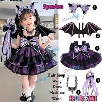 ราคา Sanrio Kuromi ชุดเดรสทั้งชุดชุดเจ้าหญิงฮาโลวีนสำหรับเด็กผู้หญิงชุดเดรสคอสเพลย์งานเลี้ยงวันเกิดสไตล์โกธิคโลลิต้าของขวัญสำหรับเด็กผู้หญิงชุด Tutu (22960984226)