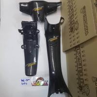 ราคา หน้ากากหลัง คอนโซลกลาง บังโคลนหลัง W100เก่า W110เก่า WAVE100Sเก่า เคฟล่าร์ดำ งาน5D รุ่นไม่มีubox เคฟล่า (528016319)