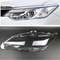 ราคา For Toyota Camry 2015 2016 2017 Car Headlight Cover Transparent Lampshade Caps Head Light Lamp Shell Accessories (22377719527)